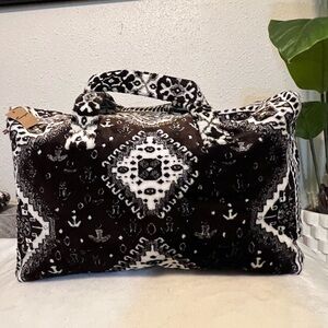 Lalla Marrakech Socco Carpet  Brown Tote Bag